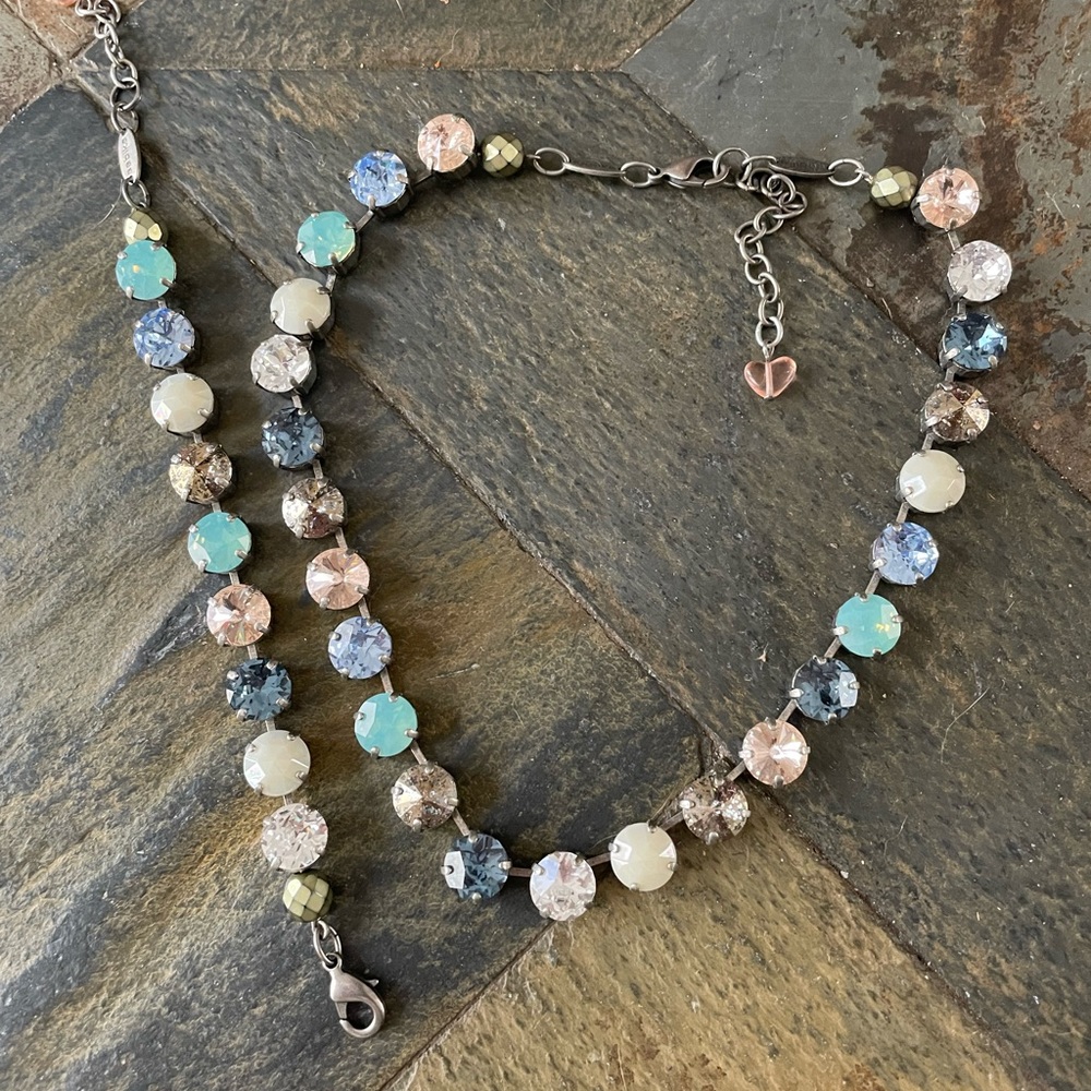 Sabika Blue Ocean Manhattan Choker & Bracelet